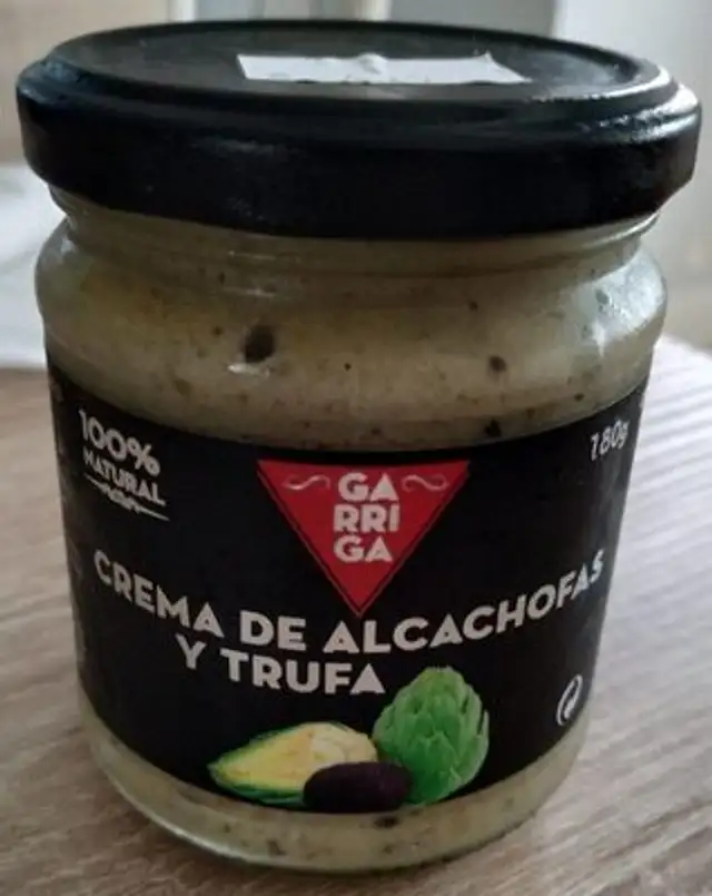 Crema de alcachofas y trufa
