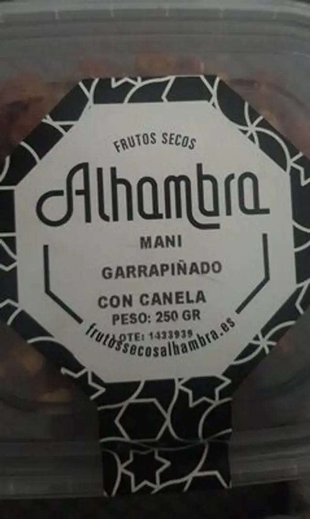 Mani garrapiñado con canela