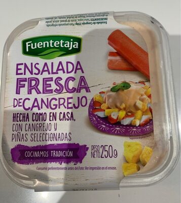 Ensalada fresca de cangrejo