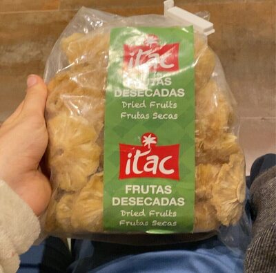 Piña deshidratada front packaging