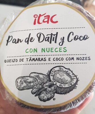Pan de dátil y coco