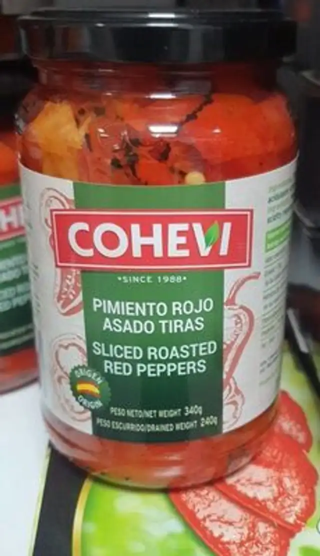 Pimiento rojo asado tiras