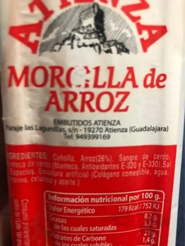 Morcilla de arroz