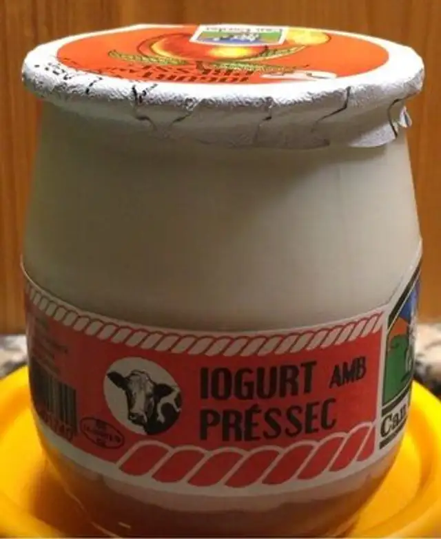 Iogurt amb pressec