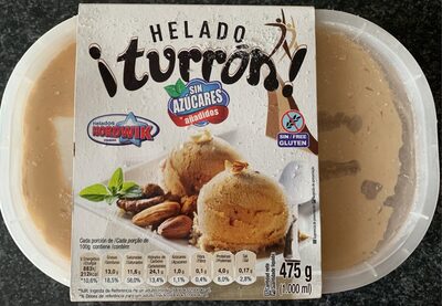 Helado turrón