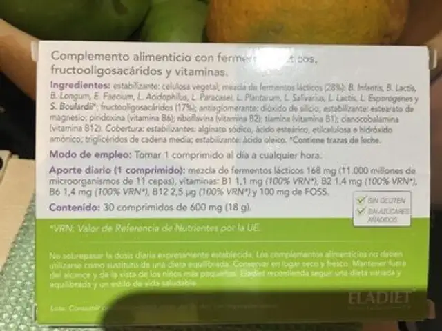 Digest ultrabiotics nutrition facts table