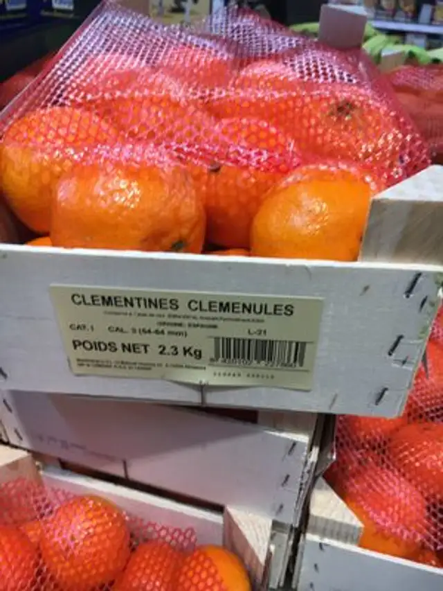 Clementines Nules 2.3KG (le Plateau)