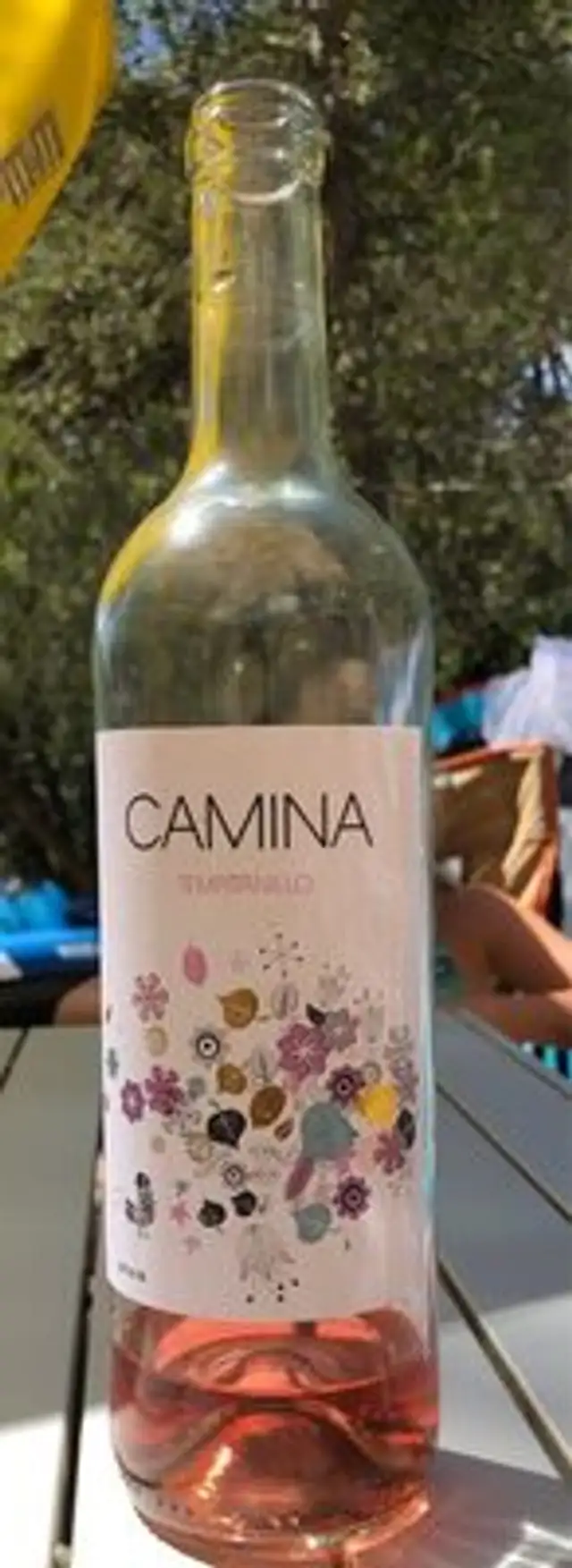 Rosé camina tempranillo