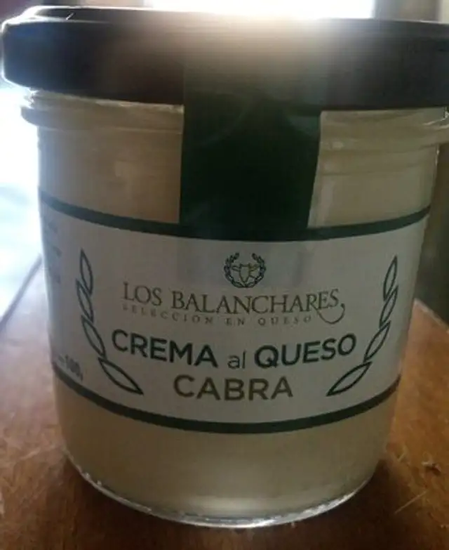 Crema al queso cabra