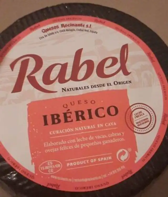 Queso ibèrico nutrition facts table