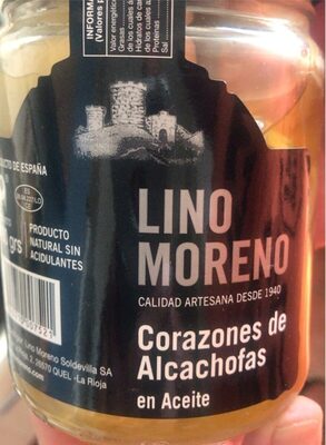 Corazones de alcachofas en aceite