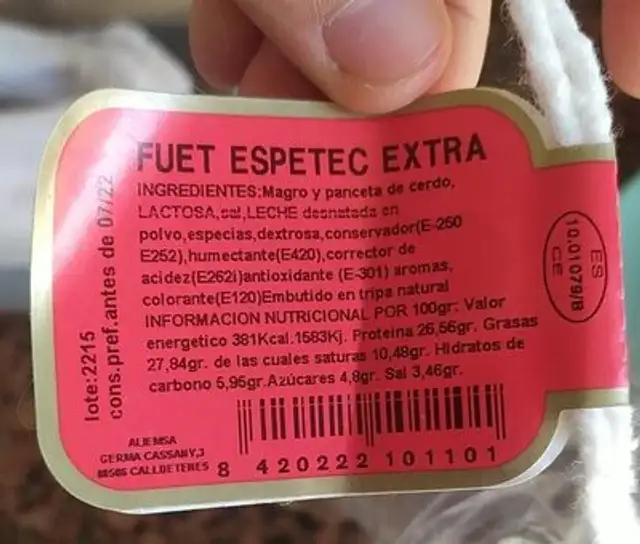 FUET ESPETEC EXTRA