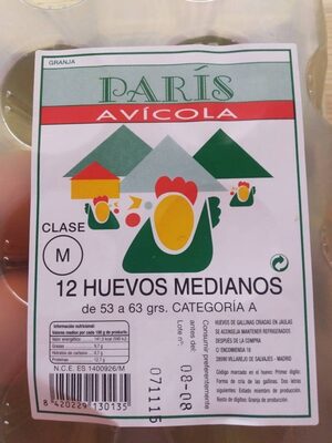 Huevos front packaging