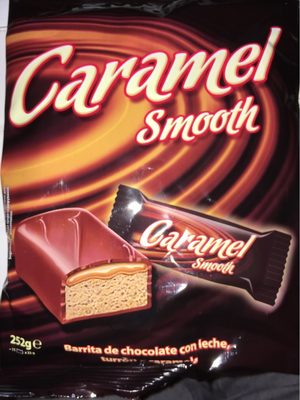 Caramel smooth front packaging