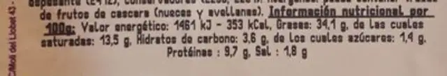Paté de hígado de cerdo estilo campaña nutrition facts table