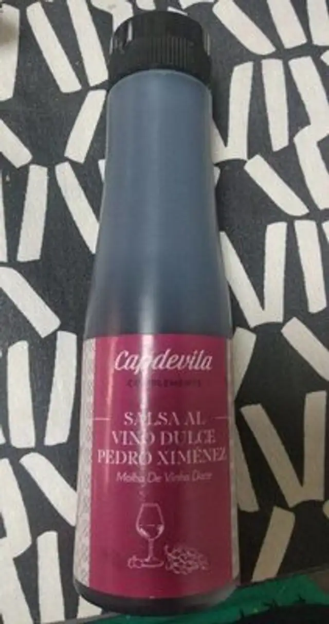 Salsa al vino dulce Pedro Ximénez