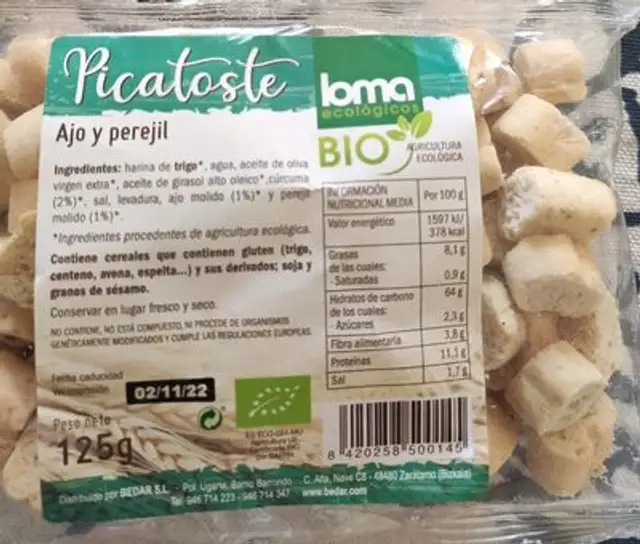 Picatoste ajo y peregil