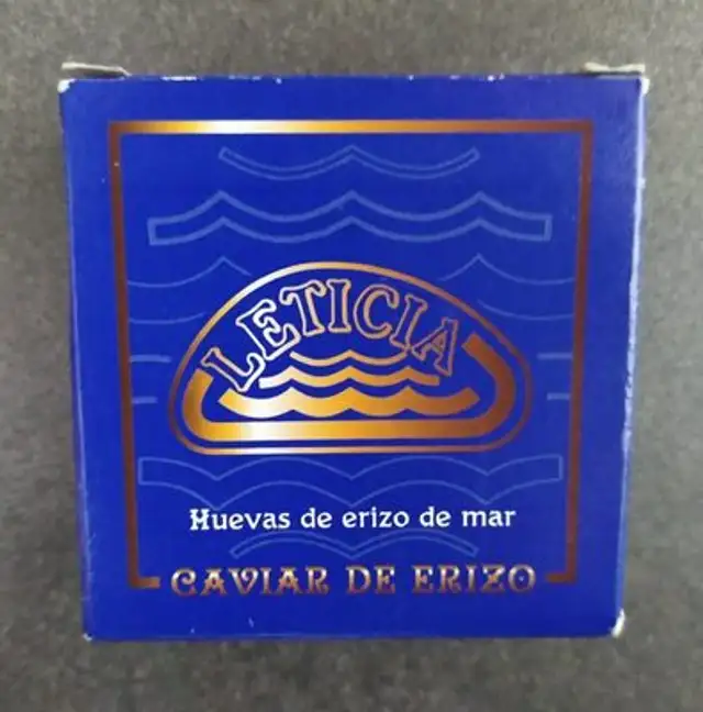 Huevas de erizo de mar