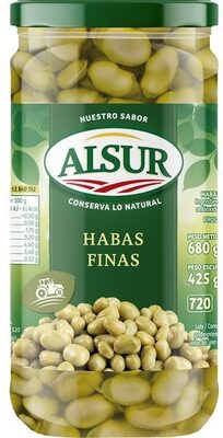 Habas finas al natural