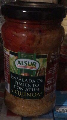 Ensalada de pimiento con atun y quinoa