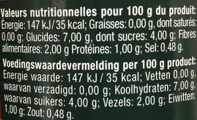 Alsur Pimiento Del Piquillo Con Ajo Small Red Peppers With G nutrition facts table