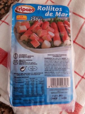 Rollitos de mar front packaging