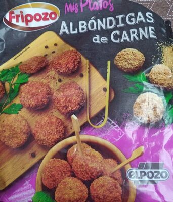 Albóndigas de carne front packaging