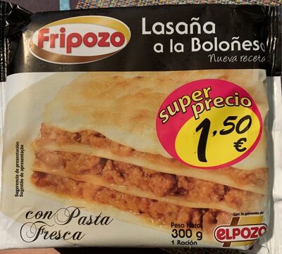 Lasaña a la Boloñesa