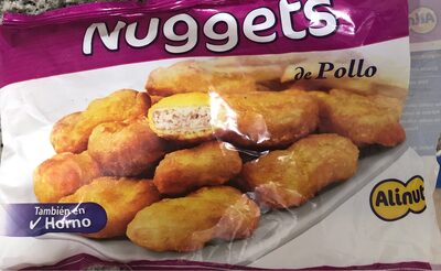 Nuggets de pollo front packaging