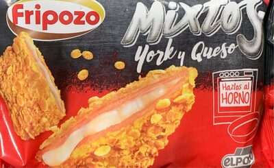 Mixtos york y queso front packaging