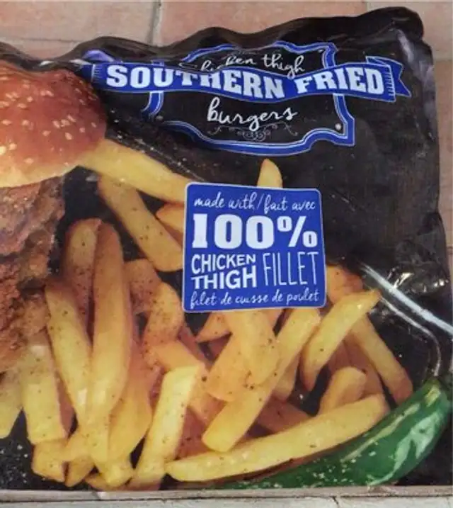 Chicken thigh. Burgers