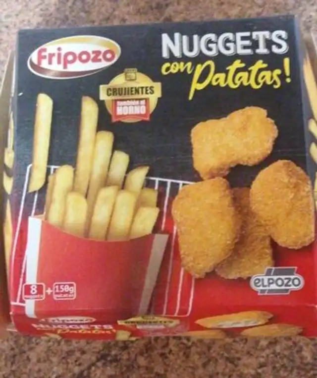Nuggets con patatas
