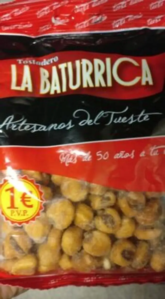Maíz gigante frito sabor barbacoa