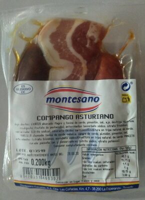 Compango Asturiano front packaging