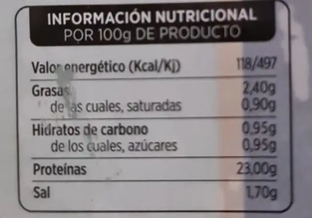 Jamón cocido extra