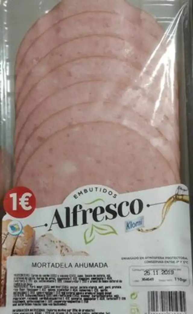 Mortadela ahumada