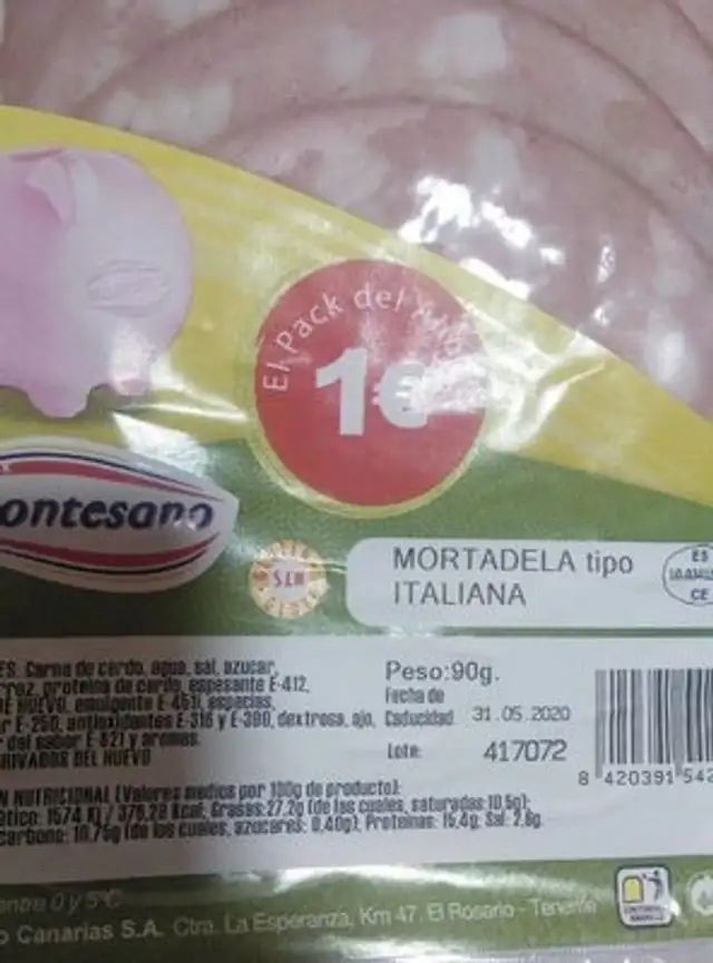 Mortadela tipo Italiana