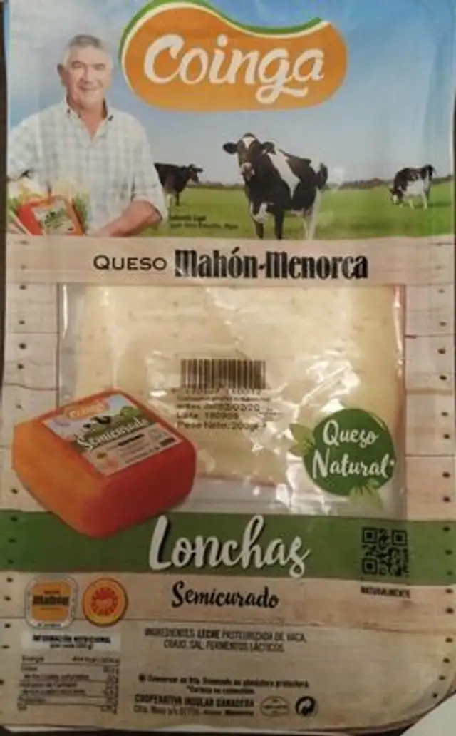 Queso Mahón-Menorca Lonchas Semicurado