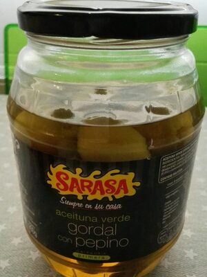 Aceituna verde gordal con pepino