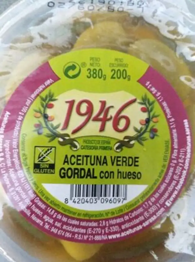 Aceituna Gordal con Hueso