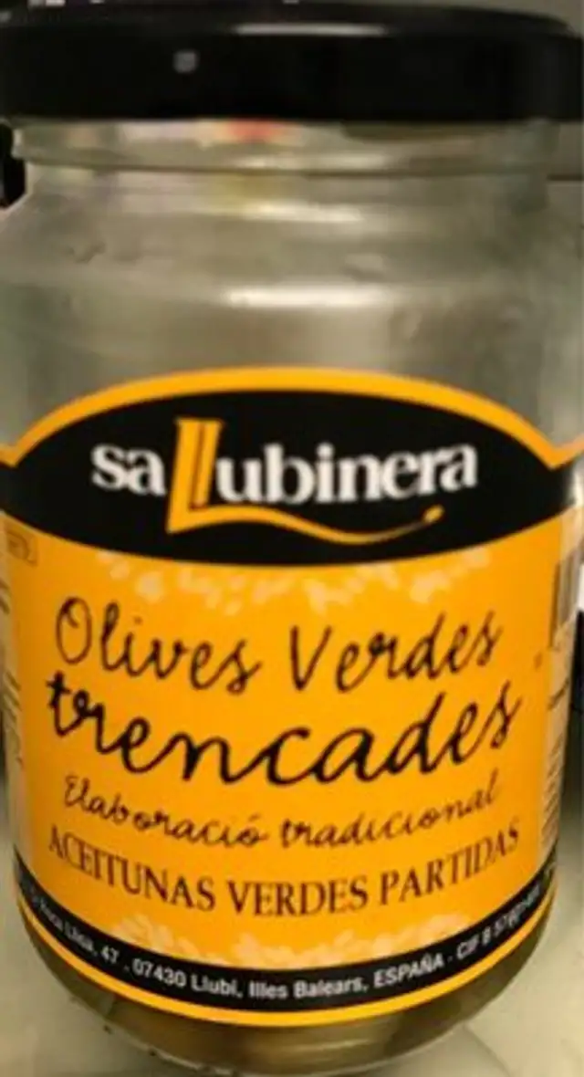 olives verdes trencades
