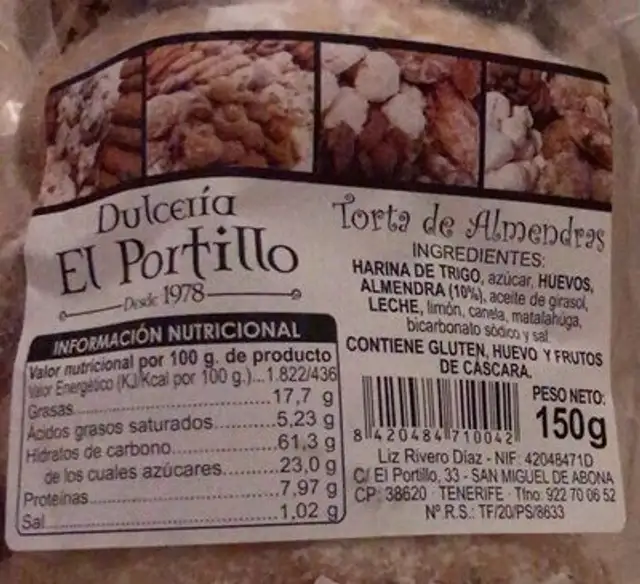 Torta de almendra