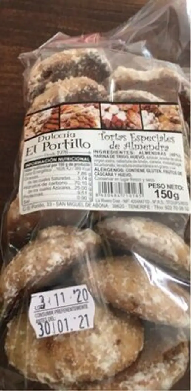 Tortas almendra