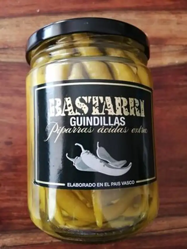 Guindillas ingredients label