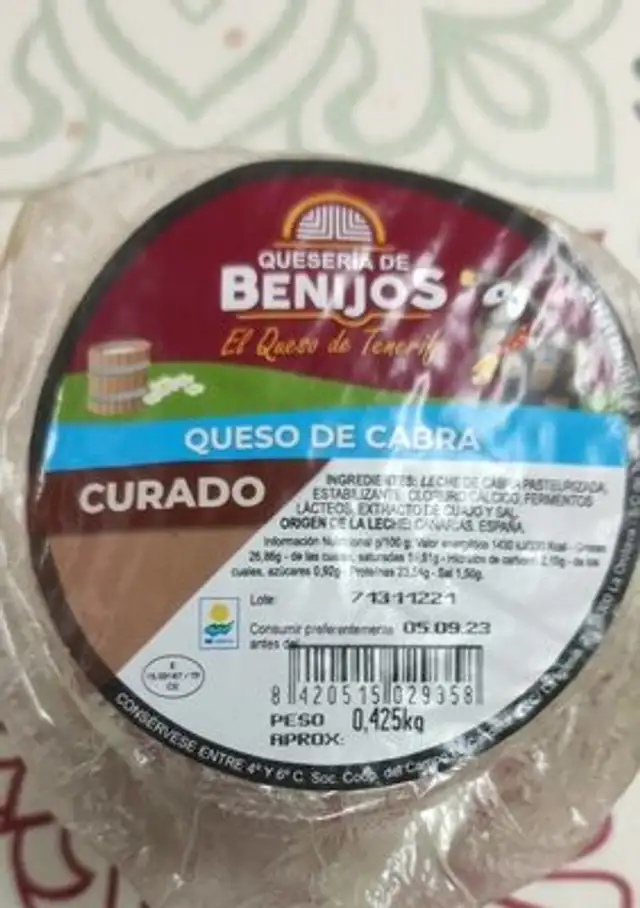 Queso curado Benijos