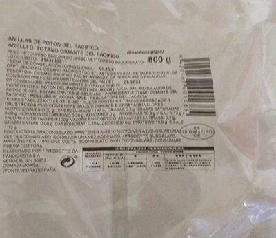 Anillos de potón del pacifico