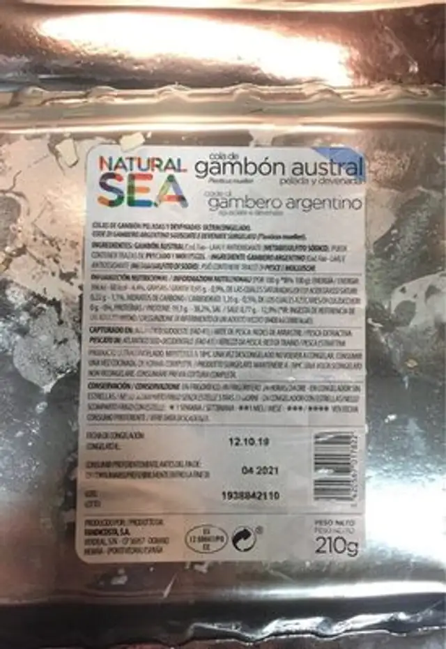 Cola de gambón austral