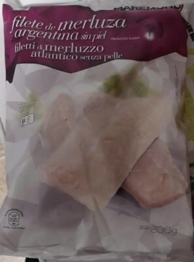 Filete de merluza Argentina sin piel