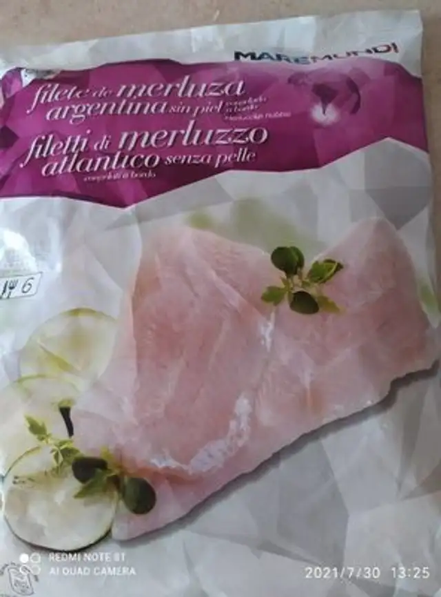 Merluzzo nutrition facts table