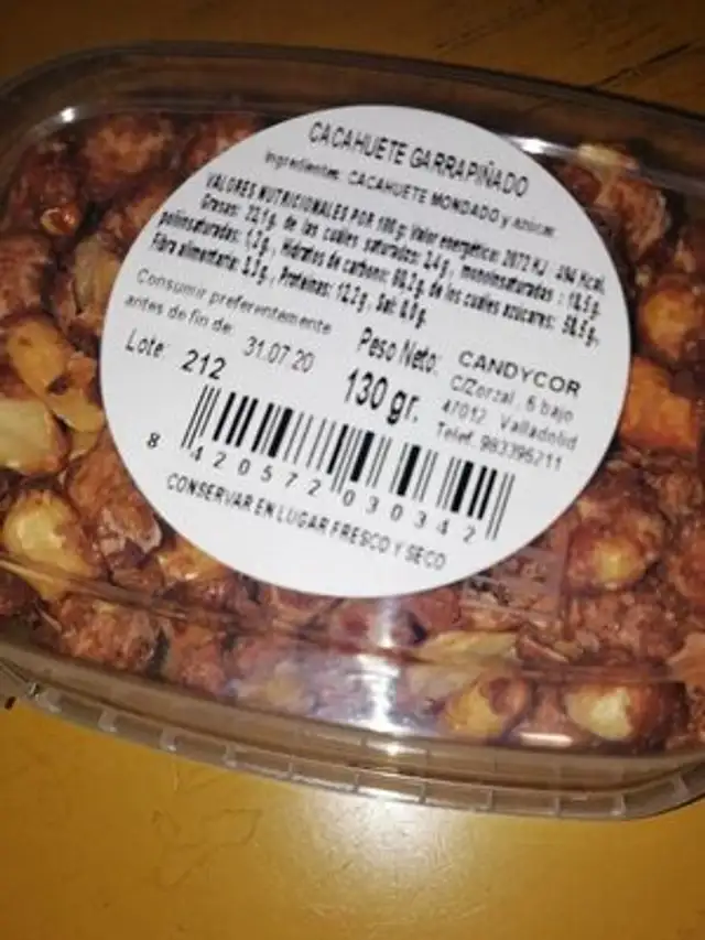 Cacahuete garrapiñado